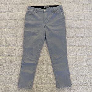 Wit & Wisdom High Waist Straight Leg Stretch Twill Pants